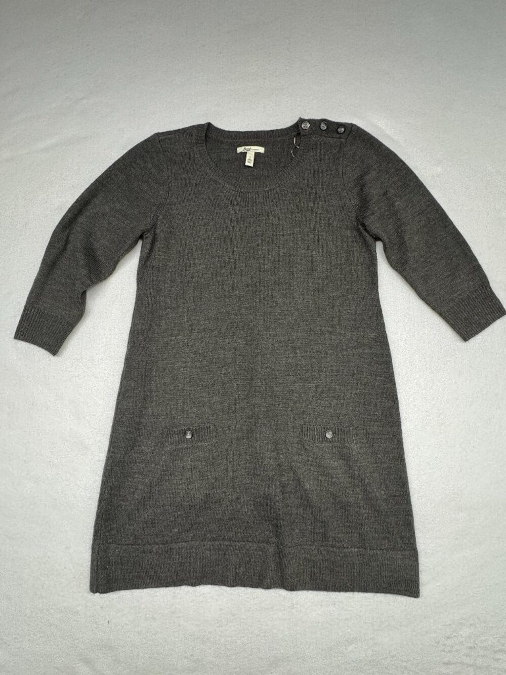 Bass Large Gray Sweater Dress